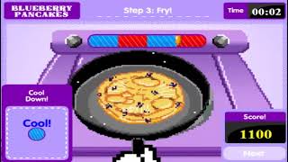 Pixel Chix Flippin Kitchen Flash Game Gameplay