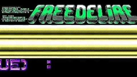 Amstrad CPC - Freedelire Meeting Demo part 1: Epsilon - http://CPCrulez.fr