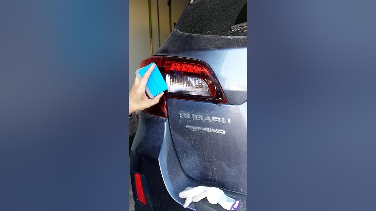 How to tint tail light blinker and reverse light DIY YouTube