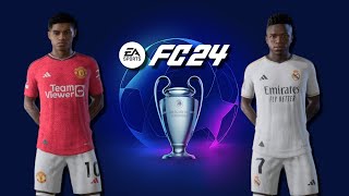 FC 24 - Man United vs Real Madrid Gameplay - UCL [PS5] [4K60FPS]