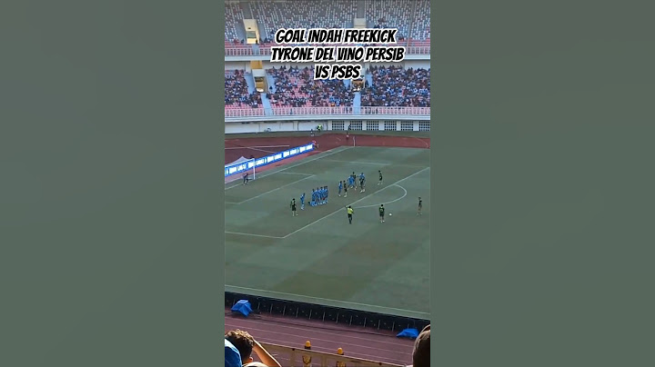 Gol Indah Tyrone Del Vino Persib  Vs Psbs Biak #persib #persibbandung #persibday