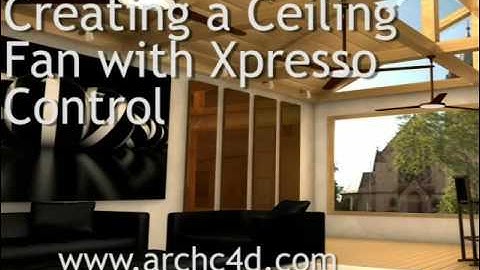 Fan with Xpresso Control: Cinema 4D Tutorial