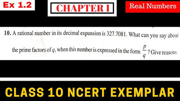 Q.10 Real numbers NCERT Exemplar class 10 Ex.1.2