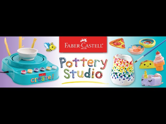 Faber-Castell Pottery Studio Wheel & Clay Kit