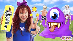 Valentina ⭐ SUPER STAR GIRL ⭐ VS SLIME MONSTER