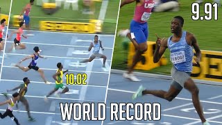 Letsile Tebogo Destroys 100m World Record - The Most Talented Junior Race in History