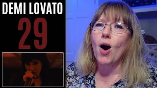 Vocal Coach Reacts to Demi Lovato '29' LIVE