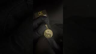 Pingente Cravejado Yin Yang - Banhado A Ouro 18K 10 Milésimos Da Conceito K Joias.