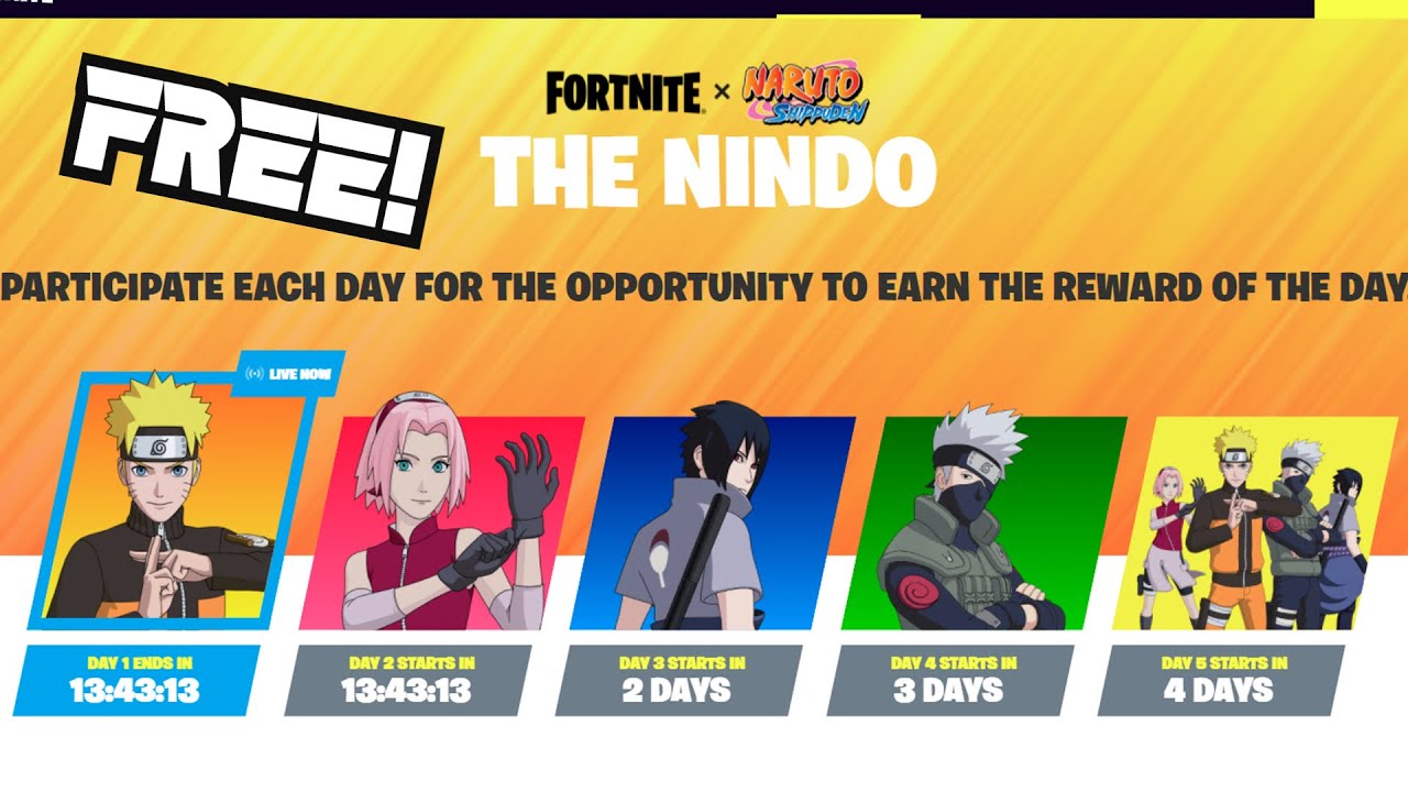 You can unlock the Kurama Glider for free by completing The Nindo tasks. :  r/FortNiteBR