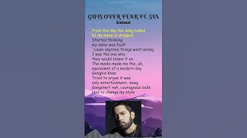 Thumbnail of Eminem - Guts Over Fear ft. Sia (Lyrics) #shorts