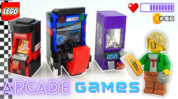 3 LEGO Arcade Games ANYONE Can Build!