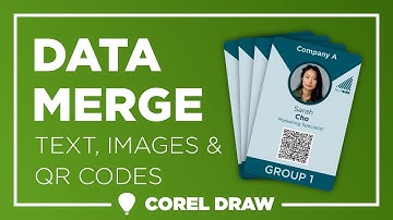 DataMerge QR codes and Images in CorelDraw