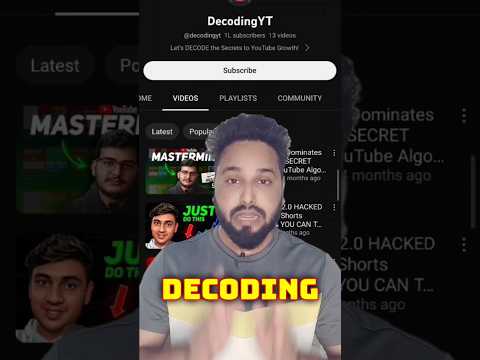@decodingyt growth secret