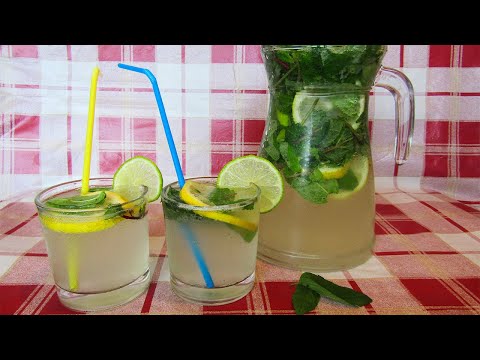 БЕЗАЛКОГОЛЬНЫЙ МОХИТО (Коктейль Mojito), Очень Простой и Вкусный РЕЦЕПТ!
