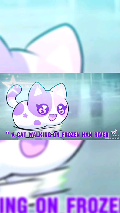 '😸'A cat walking on frozen han river!// Gacha meme // Aphmau💜 #trending #gachatrend #feed #trend