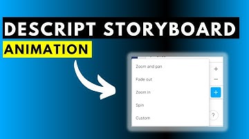 How to Use the Animation Feature in Descript Storyboard | Descript Storyboard Tutorial