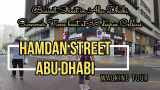 Hamdan Street Abu Dhabi 2022 | Busiest Street in Abu Dhabi || walking tour