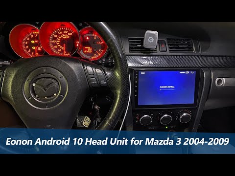  Eonon Mazda 3 Android 10 Auto Estéreo |  CarPlay integrado - YouTube