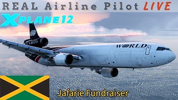 Rotate MD11 Freighter | Relief Flight for Jafarie | Supple flight to Jamaica | Real Airline Pilot