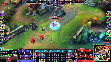 UOL vs Elements | LCS EU 2015 Summer | 14. nap 3. meccs