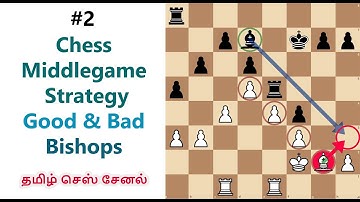 Chess middlegame strategies Tamil, Good and bad bishops  on Lichess.org improve my middlegame Tamil