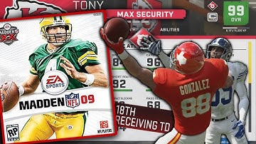 What if Madden 09 Tony Gonzalez Was a Superstar X Factor With Max Security? Madden 20 Experiment