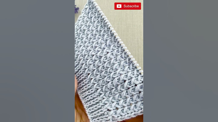 Schönes und einfaches Strickmuster