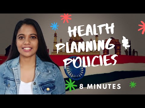 HEALTH PLANNING AND POLICIES