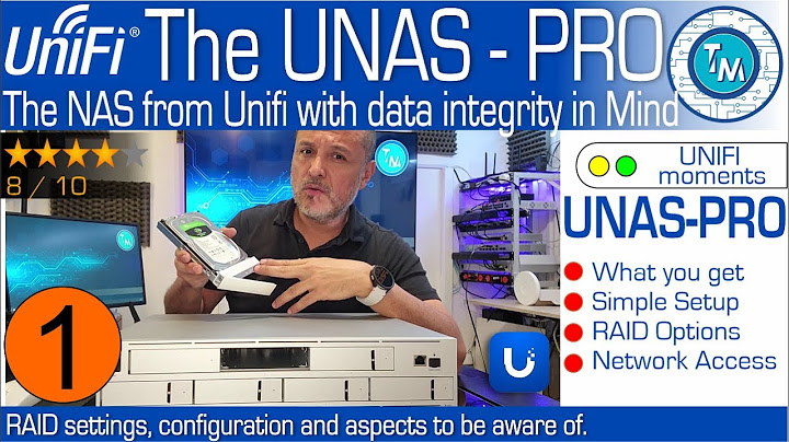 Unifi UNAS-Pro, Our first Insights, Initial Setup, Expansion, Disks and RAID considerations