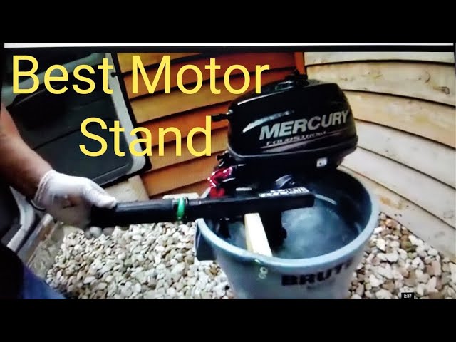 How to Build an Outboard Motor Stand with Test Tank
