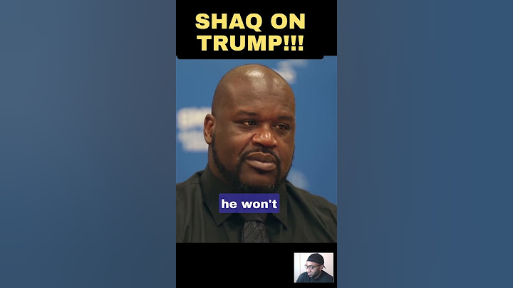 Shaquille O'Neal Opinion Of Donald Trump!!