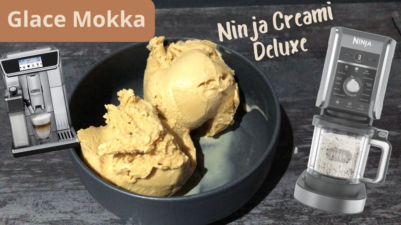 Glace Mokka - Ninja Creami Deluxe et Delonghi - YouTube