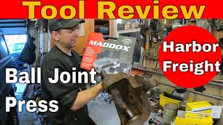 Quick Tool Review:  Harbor Freight Maddox 10 Piece Ball Joint Press