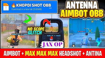 BGMI 4.0 AIMBOT OBB | BGMI 4.0 ANTENNA AIMBOT OBB | BGMI 4.0 NO RECOIL MAGIC BULLET OBB (100% SAFE)