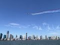 Patrouille de France Flying Over Statue of Liberty | French Air Force Jets Shock Tourists