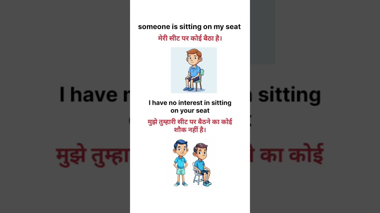 daily used english spoken sentences 