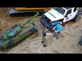 덤프트럭 vs 탱크 중장비 포크레인 경찰놀이  Dump Truck Vs Tank Toy