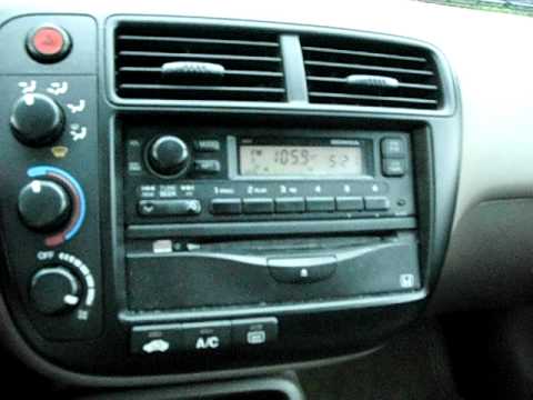 2000 Honda Civic Blower Motor Sound - YouTube