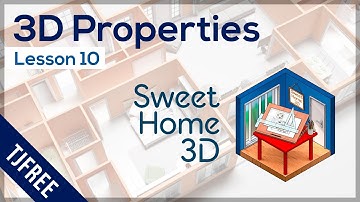 SH3D Lesson 10 - Improve 3D Model, Colors, & Textures