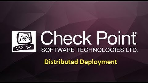 Distributed Deployment Checkpoint