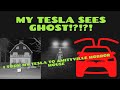 Tesla cam spots ghost  we take the tesla to the amityville horror house