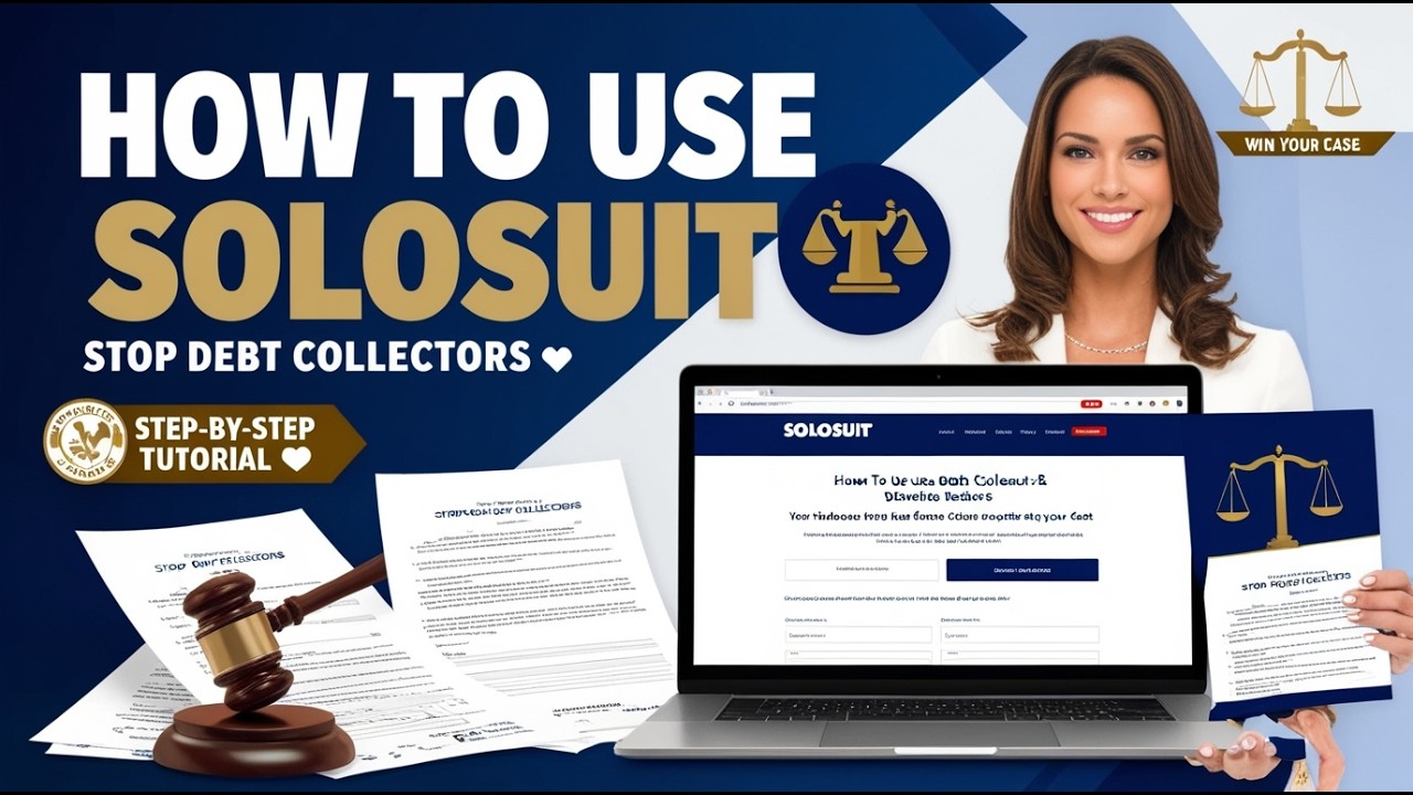How to Use SoloSuit (StepbyStep Tutorial) — Stop Debt Collectors