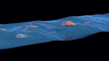 Thinking Particles Hydrofield test