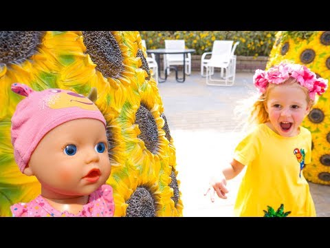 Кукла Беби Бон убежала от Насти в парке Miracle Garden в Дубаи