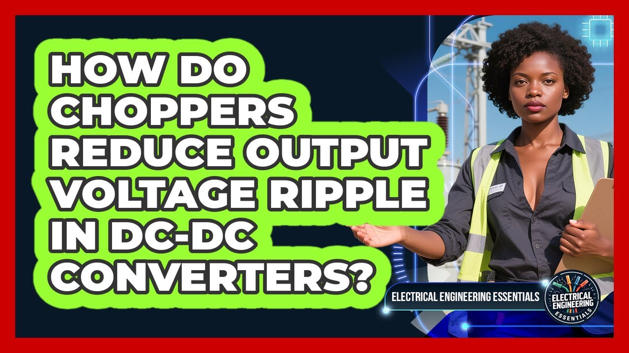How Do Choppers Reduce Output Voltage Ripple In DC-DC Converters? - YouTube