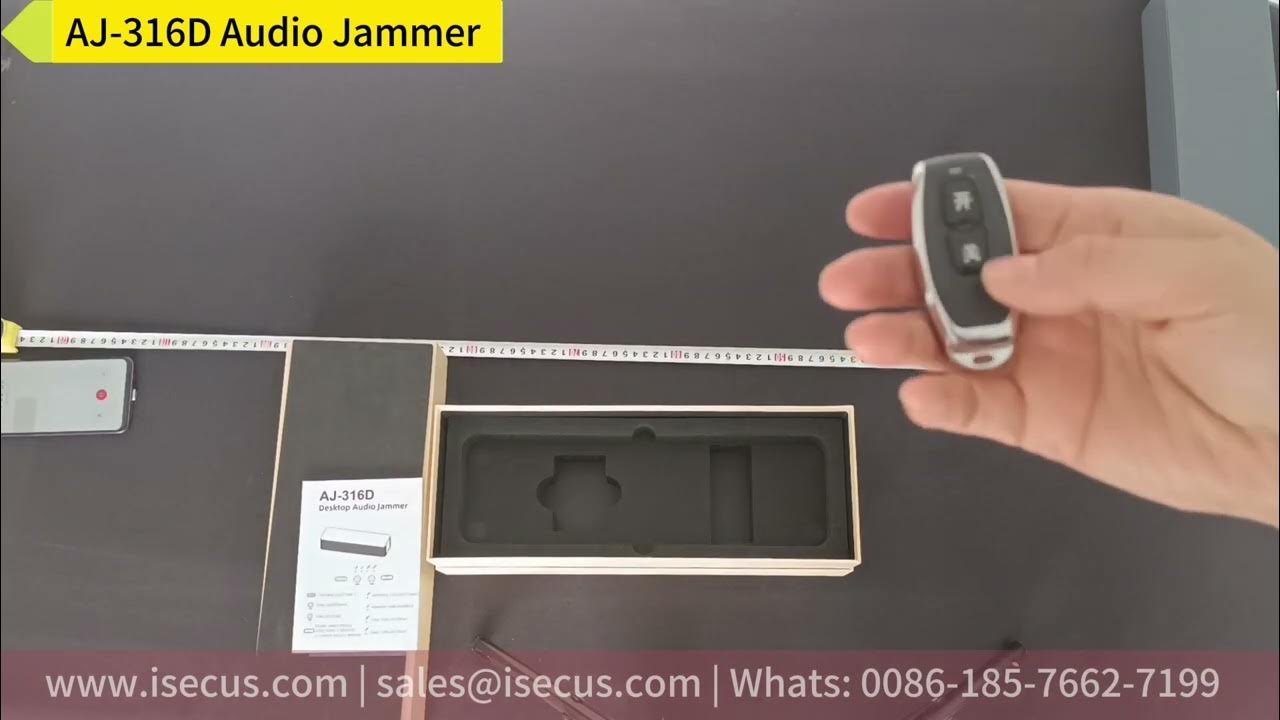 AJ316D Ultrasonic Microphone Jammer for Conference Room YouTube