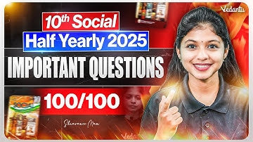 10th Social Half Yearly Exam Important Questions | Question Paper | Shravanee Ma