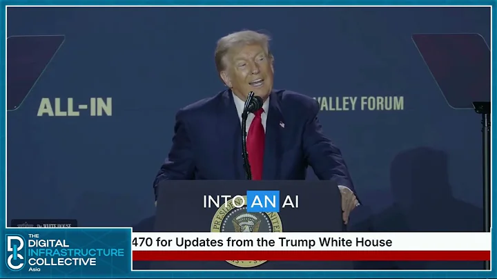 U.S. President Donald Trump announces White House AI Action Plan | #TDICA July 2025