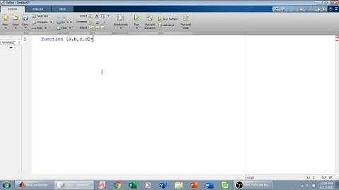 Functions in MATLAB with more than one output argument