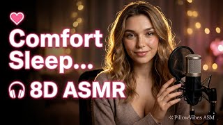 🎧 8D ASMR 💓 Girlfriend Hypnotizes You To Sleep | Soft British Whispers + Kisses